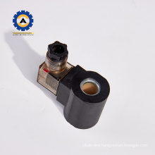 Hydraulic cartridge solenoid valve coil